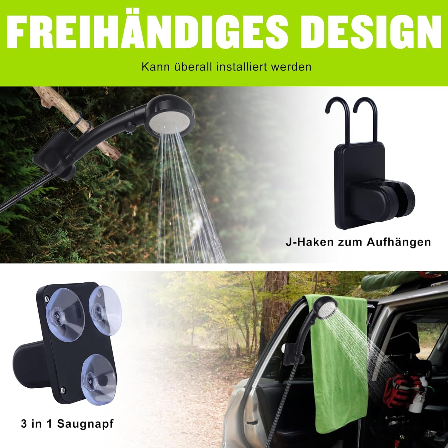 Doushka - Campingdusche Tragbare